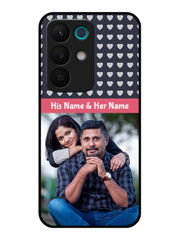 Custom Realme 15X 5G Custom Glass Phone Case - Love Symbols Design