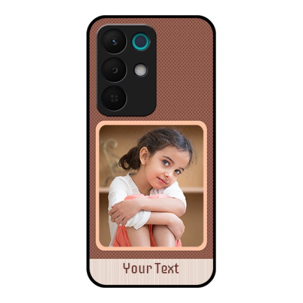 Realme 15X 5G Custom Glass Phone Case - Simple Pic Upload Design