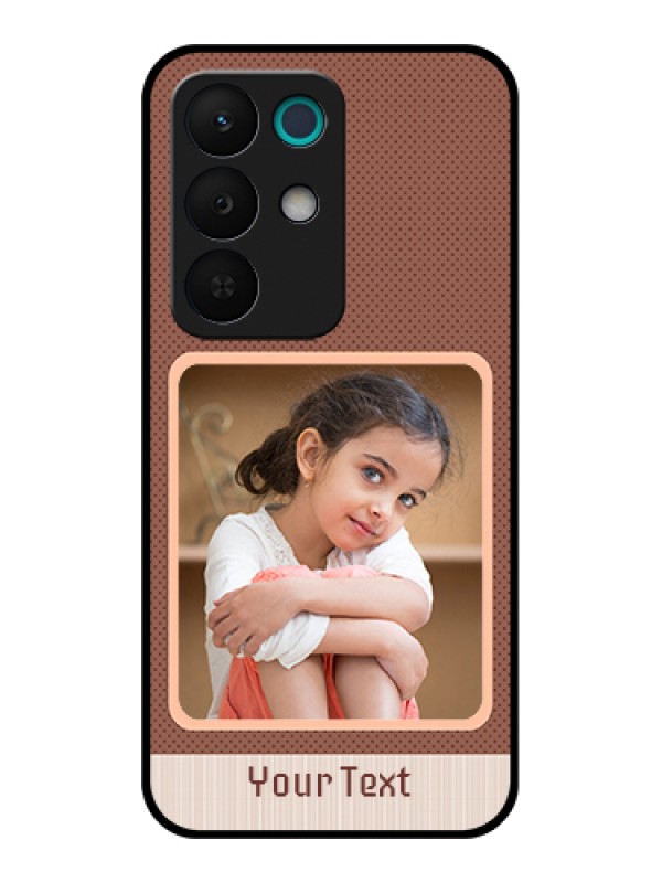 Custom Realme 15X 5G Custom Glass Phone Case - Simple Pic Upload Design