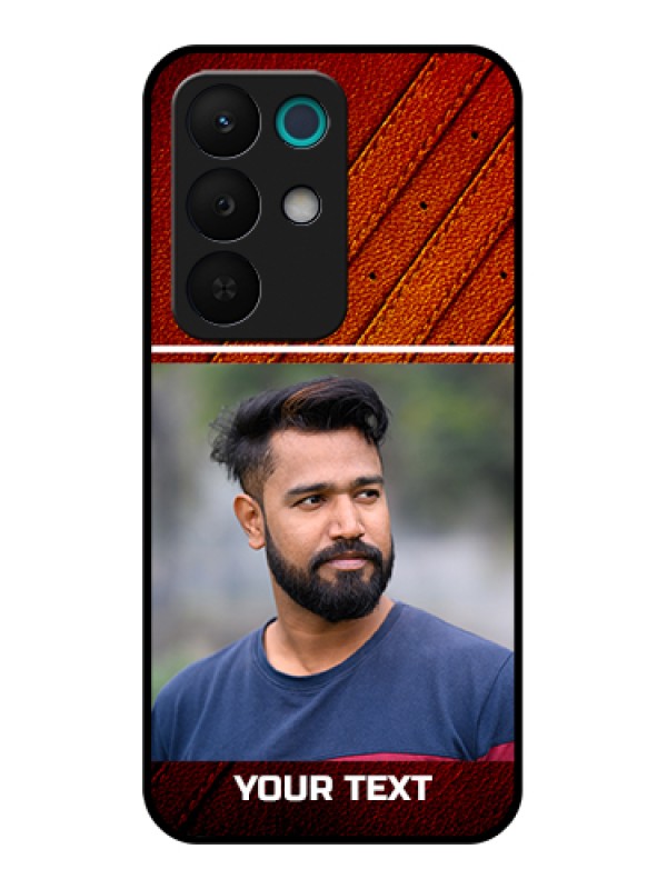Custom Realme 15X 5G Custom Glass Phone Case - Leather Phone Case Design