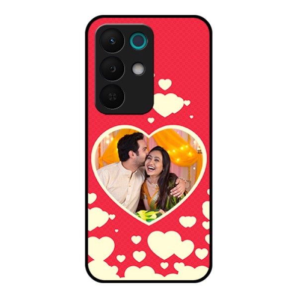 Realme 15X 5G Custom Glass Phone Case - Love Symbols Phone Cover Design