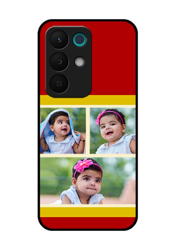 Realme 15X 5G Custom Glass Phone Case - Multiple Pic Upload Design