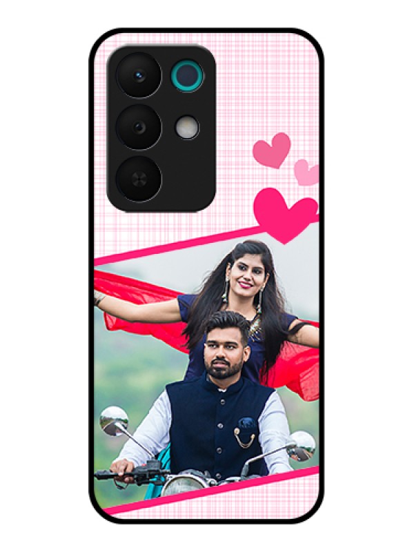 Custom Realme 15X 5G Custom Glass Phone Case - Love Shape Heart Design