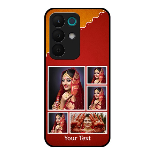 Realme 15X 5G Custom Glass Phone Case - Wedding Pic Upload Design Realme 15X 5G Custom Glass Phone Case - Wedding Pic Upload Design