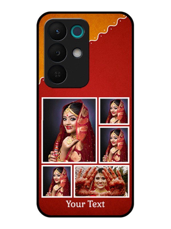 Custom Realme 15X 5G Custom Glass Phone Case - Wedding Pic Upload Design