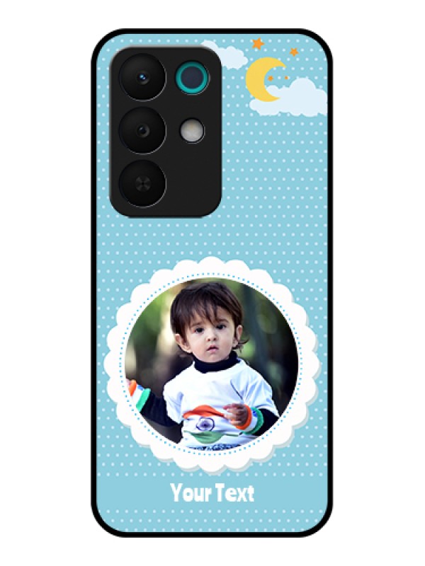 Custom Realme 15X 5G Custom Glass Phone Case - Violet Pattern Design