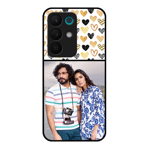Realme 15X 5G Custom Glass Phone Case - Love Symbol Design