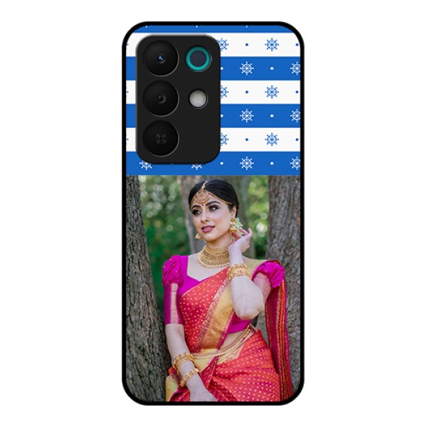 Realme 15X 5G Custom Glass Phone Case - Snow Pattern Design