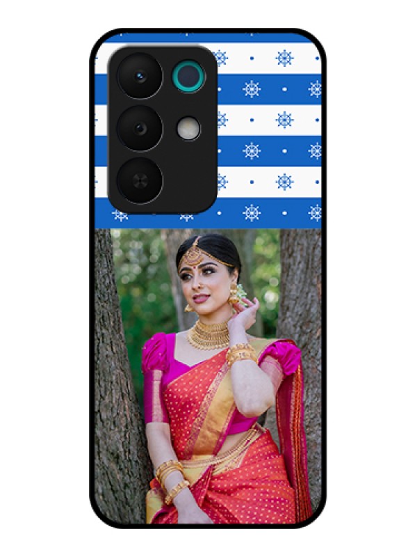 Custom Realme 15X 5G Custom Glass Phone Case - Snow Pattern Design
