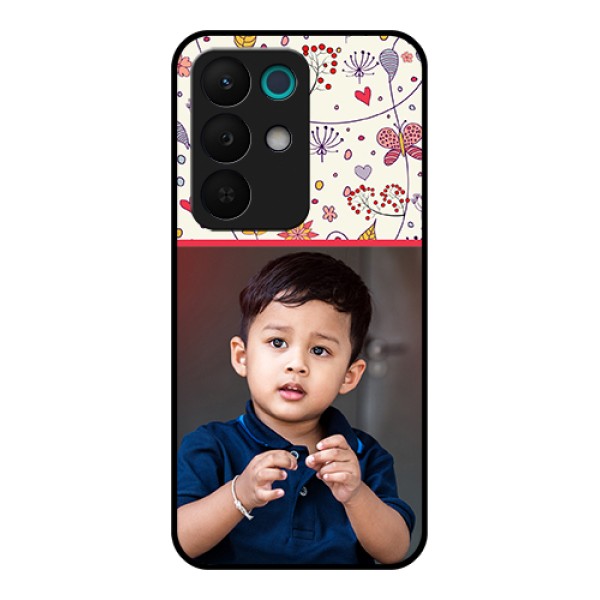 Realme 15X 5G Custom Glass Phone Case - Premium Floral Design