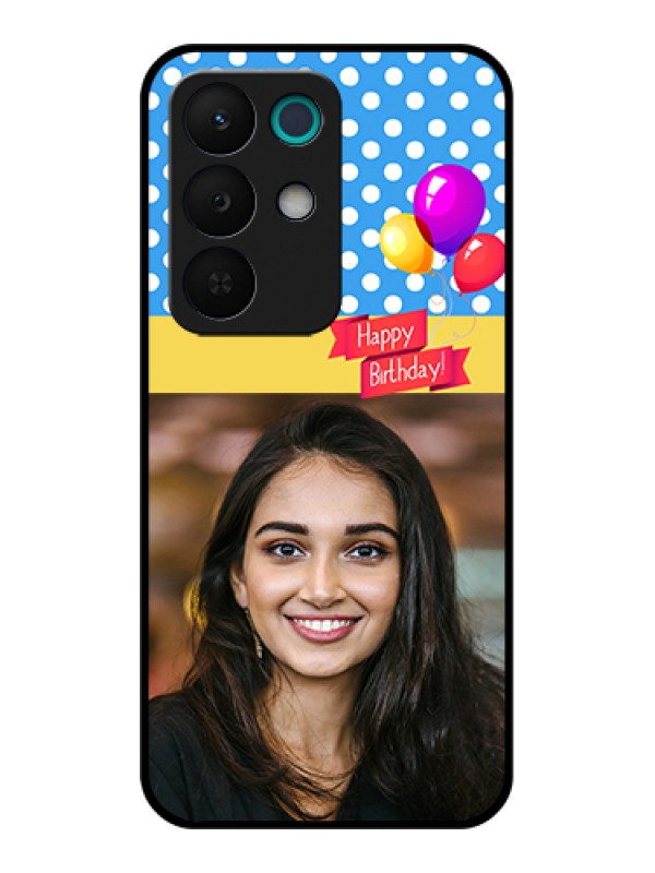 Custom Realme 15X 5G Custom Glass Phone Case - Happy Birthday Design