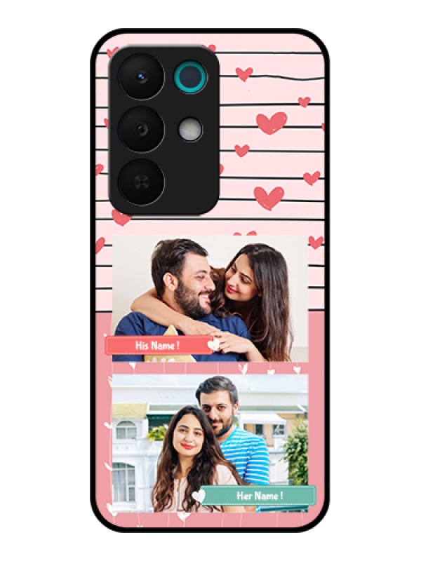 Custom Realme 15X 5G Custom Glass Phone Case - Photo With Heart Design