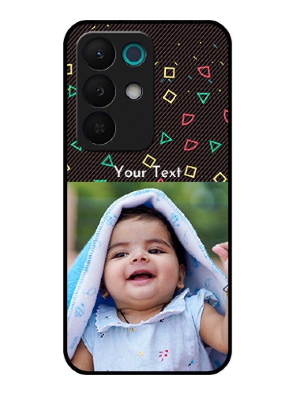 Custom Realme 15X 5G Custom Glass Phone Case - With Confetti Birthday Design