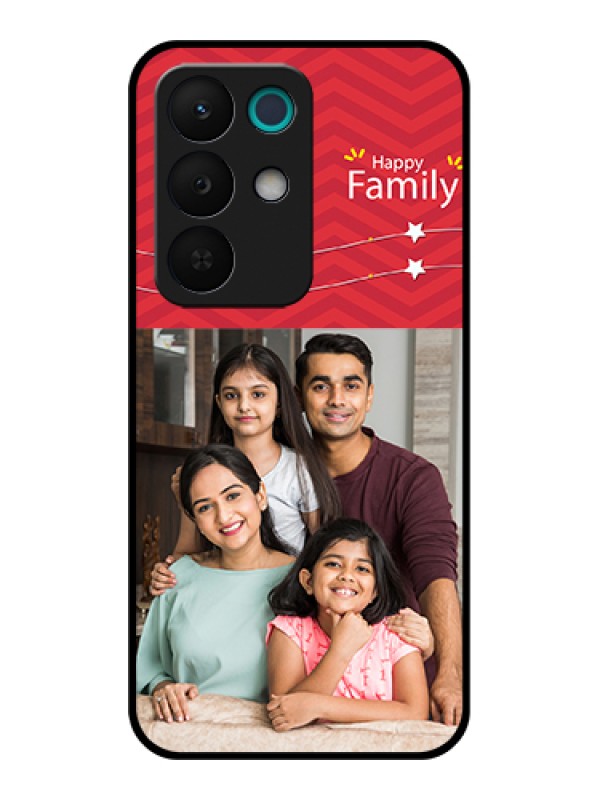 Custom Realme 15X 5G Custom Glass Phone Case - Happy Family Design