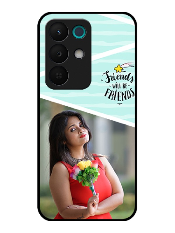 Custom Realme 15X 5G Custom Glass Phone Case - Friends Picture Icon Design