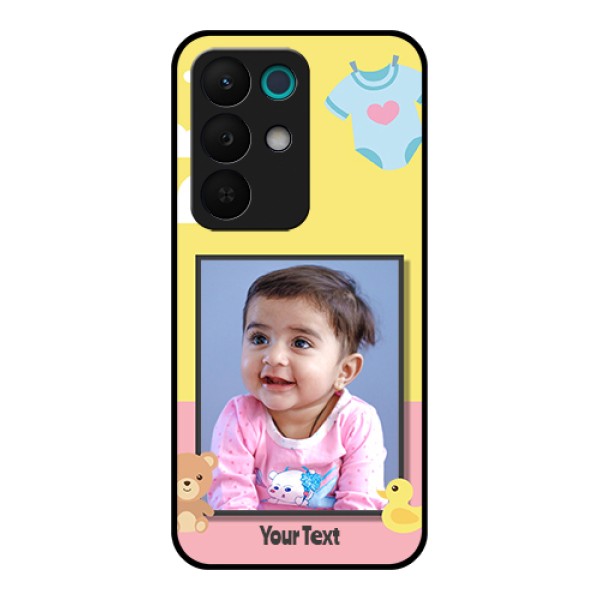 Realme 15X 5G Custom Glass Phone Case - Kids 2 Color Design