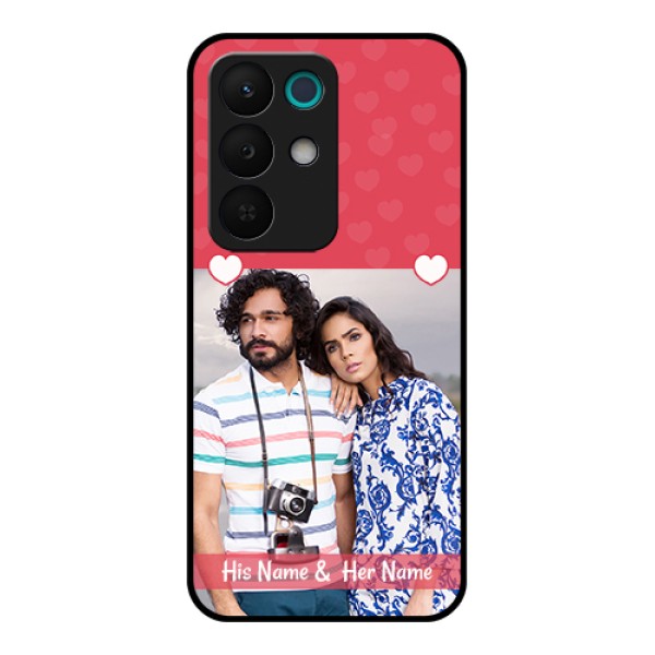 Realme 15X 5G Custom Glass Phone Case - Simple Love Design