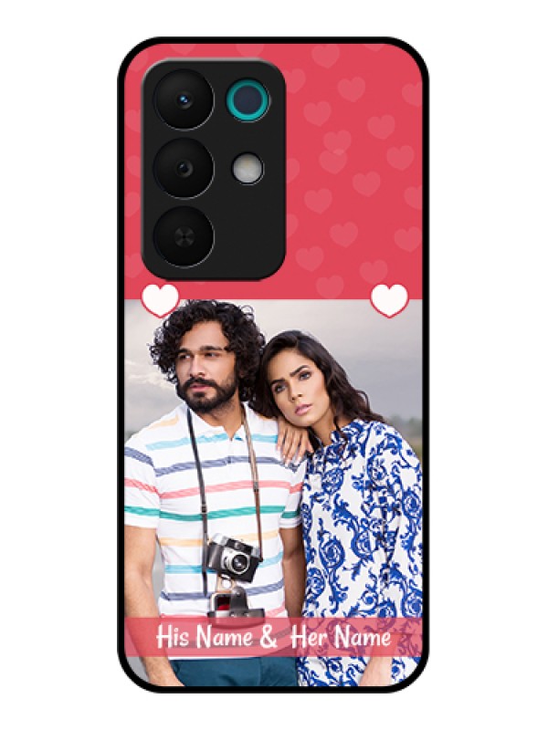 Custom Realme 15X 5G Custom Glass Phone Case - Simple Love Design