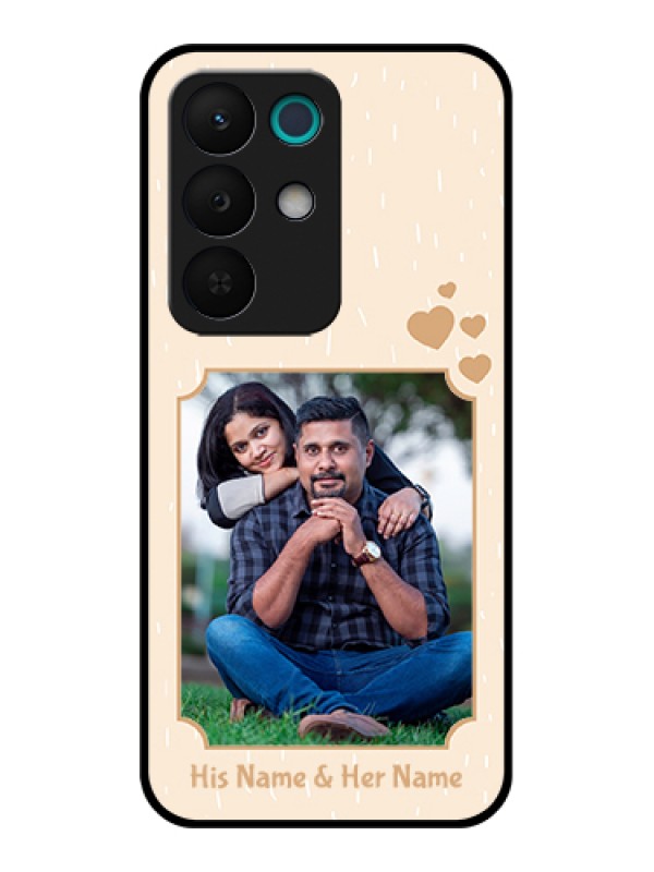 Custom Realme 15X 5G Custom Glass Phone Case - With Confetti Love Design