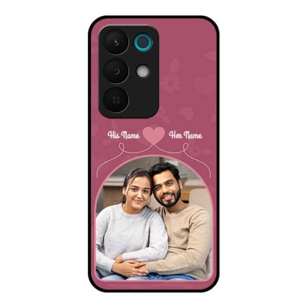 Realme 15X 5G Custom Glass Phone Case - Love Floral Design