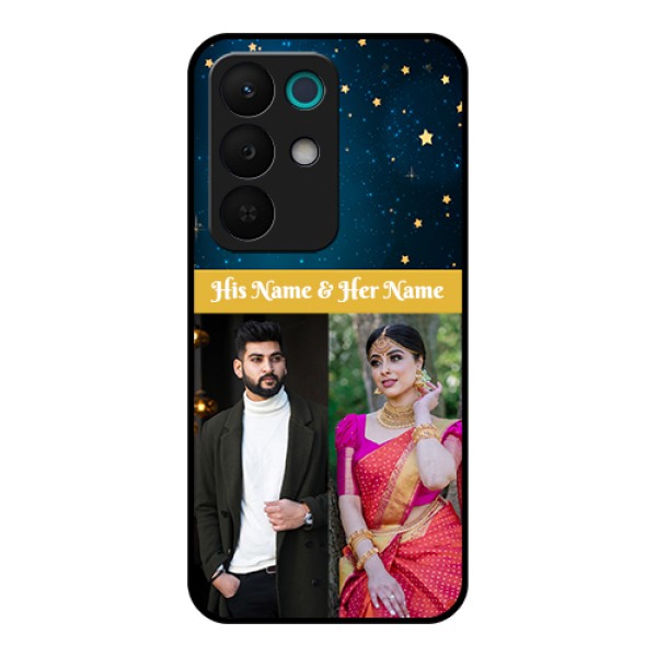 Realme 15X 5G Custom Glass Phone Case - Galaxy Stars Backdrop Design Realme 15X 5G Custom Glass Phone Case - Galaxy Stars Backdrop Design