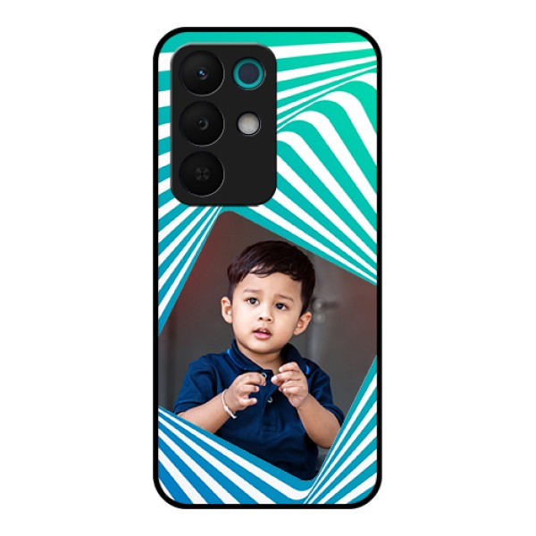 Realme 15X 5G Custom Glass Phone Case - Abstract Spiral Design