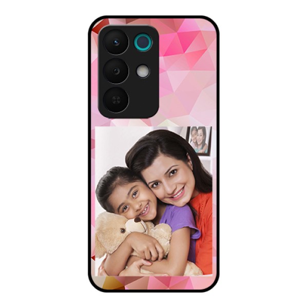Realme 15X 5G Custom Glass Phone Case - Abstract Triangle Design