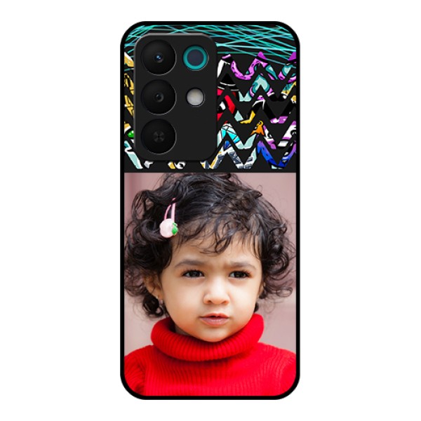Realme 15X 5G Custom Glass Phone Case - Neon Abstract Design