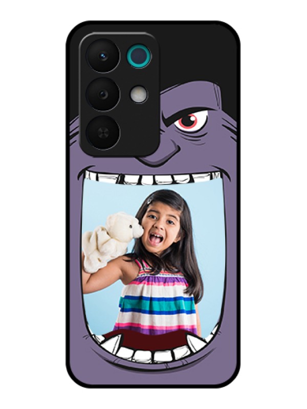 Custom Realme 15X 5G Custom Glass Phone Case - Angry Monster Design