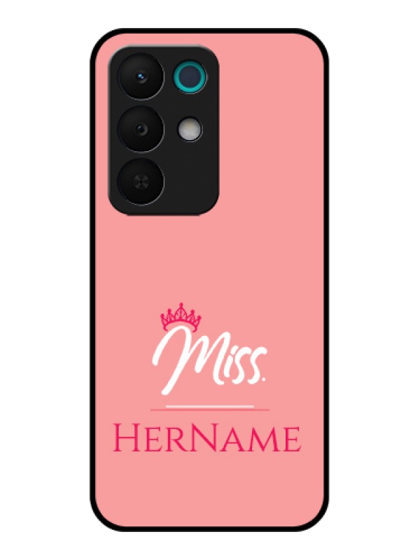 Custom Realme 15X 5G Custom Glass Phone Case - Mrs With Name Design