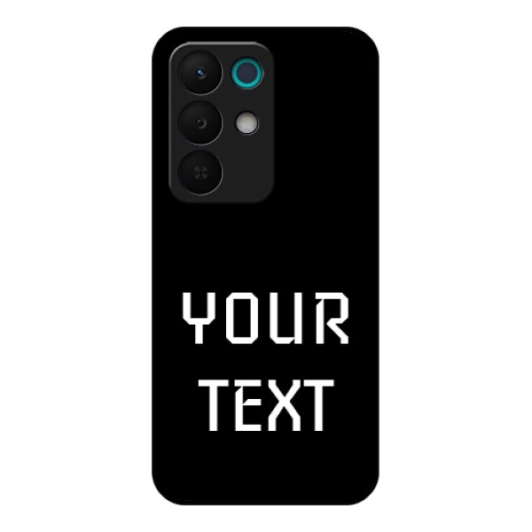 Realme 15X 5G Custom Glass Phone Case - Your Name Design