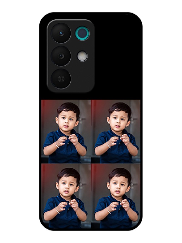 Custom Realme 15X 5G Custom Glass Phone Case - 4 Image Holder Design