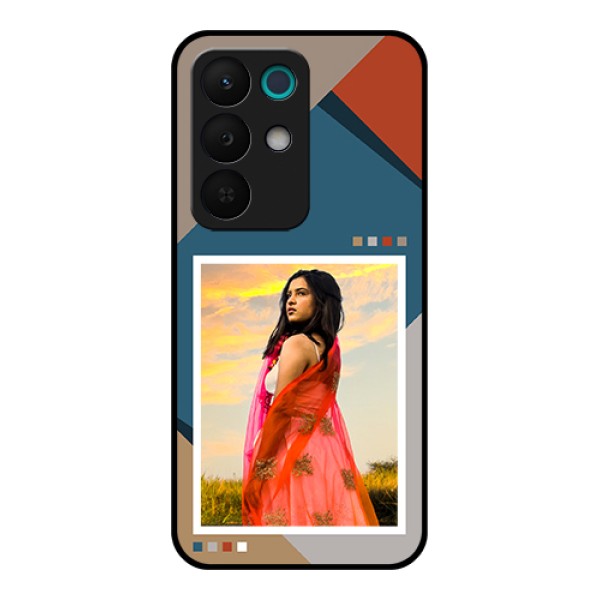 Realme 15X 5G Custom Glass Phone Case - Retro Color Pallet Design Realme 15X 5G Custom Glass Phone Case - Retro Color Pallet Design