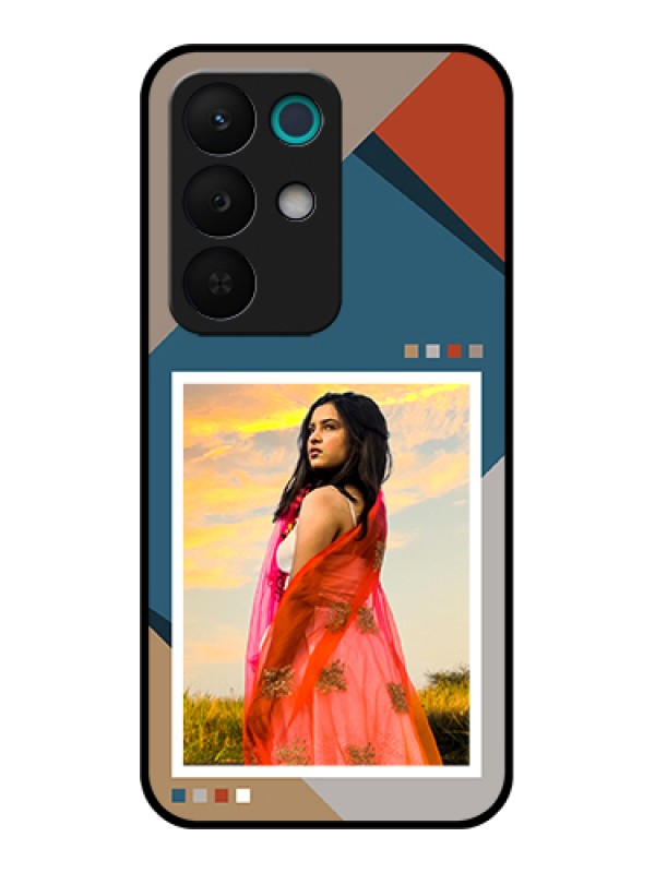 Custom Realme 15X 5G Custom Glass Phone Case - Retro Color Pallet Design