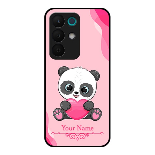 Realme 15X 5G Custom Glass Phone Case - Cute Panda Design