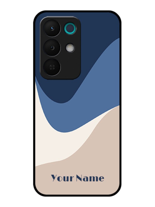 Custom Realme 15X 5G Custom Glass Phone Case - Abstract Drip Art Design