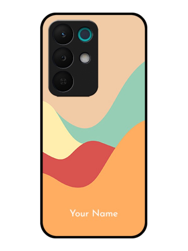 Custom Realme 15X 5G Custom Glass Phone Case - Ocean Waves Multi - Colour Design