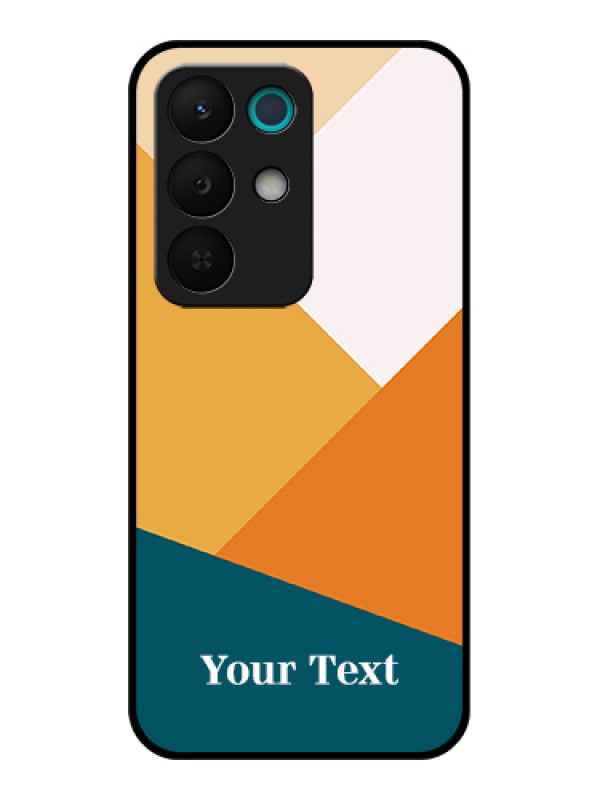 Custom Realme 15X 5G Custom Glass Phone Case - Stacked Multi - Colour Design