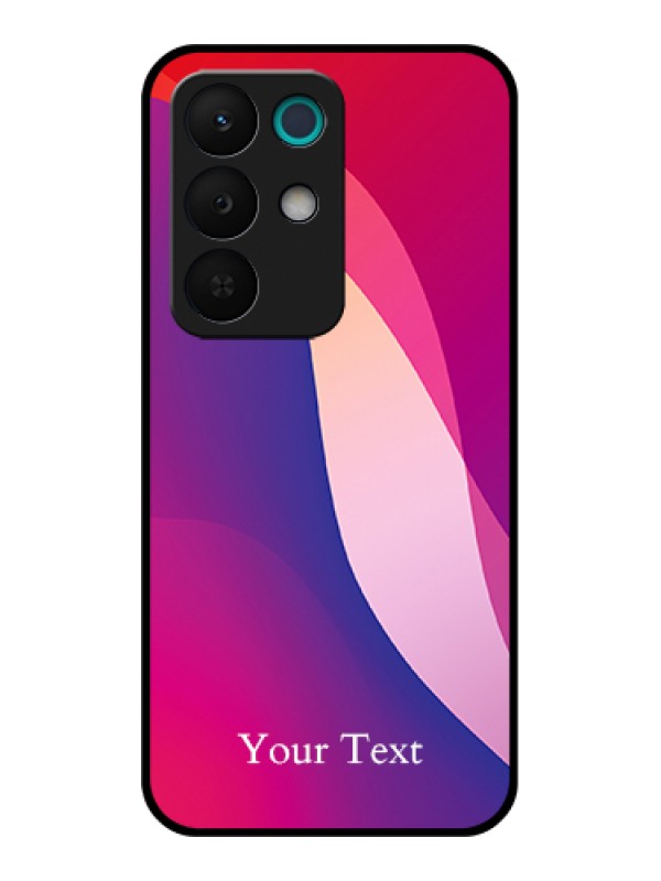 Custom Realme 15X 5G Custom Glass Phone Case - Digital Abstract Overlap Design