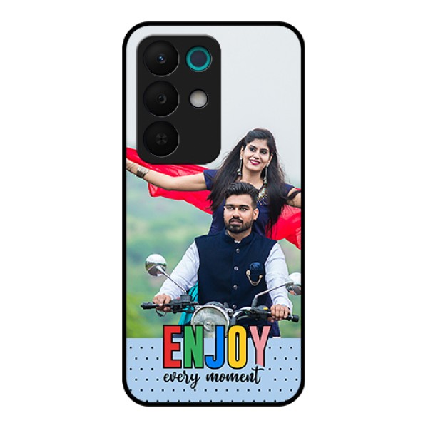 Realme 15X 5G Custom Glass Phone Case - Enjoy Every Moment Design Realme 15X 5G Custom Glass Phone Case - Enjoy Every Moment Design