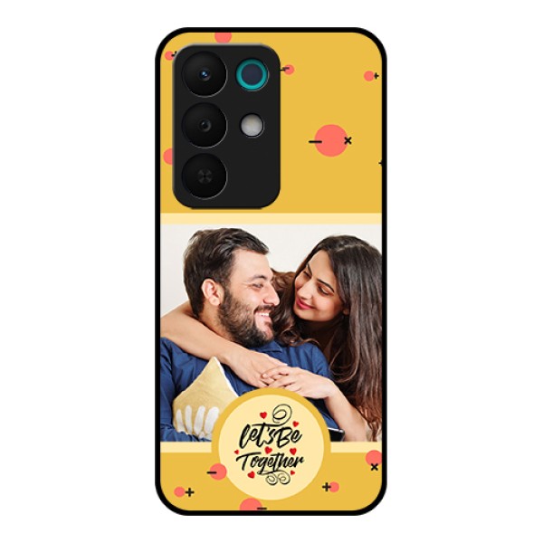 Realme 15X 5G Custom Glass Phone Case - Lets Be Together Design Realme 15X 5G Custom Glass Phone Case - Lets Be Together Design