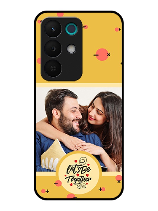 Custom Realme 15X 5G Custom Glass Phone Case - Lets Be Together Design