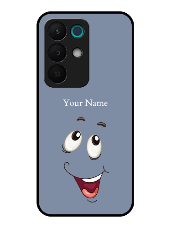 Custom Realme 15X 5G Custom Glass Phone Case - Laughing Cartoon Face Design