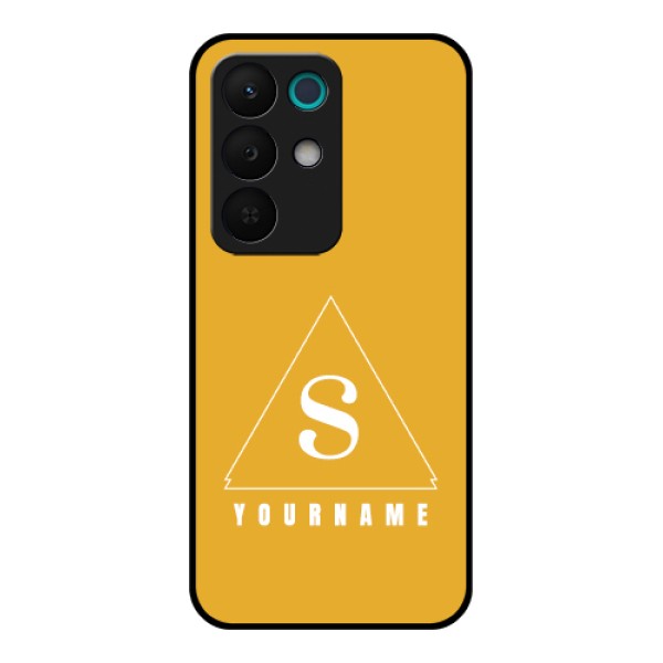 Realme 15X 5G Custom Glass Phone Case - Simple Triangle Design Realme 15X 5G Custom Glass Phone Case - Simple Triangle Design