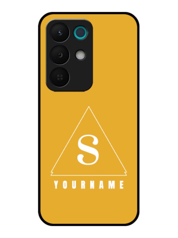 Custom Realme 15X 5G Custom Glass Phone Case - Simple Triangle Design