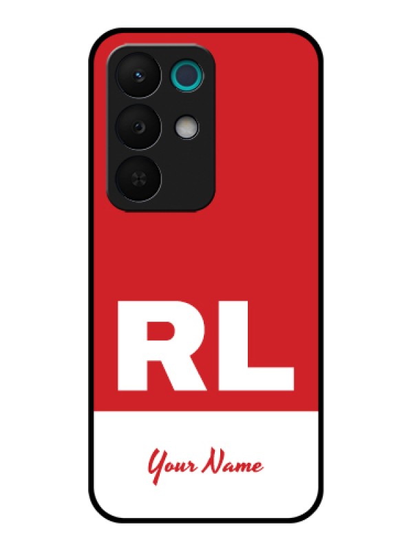 Custom Realme 15X 5G Custom Glass Phone Case - Dual Tone Custom Text Design
