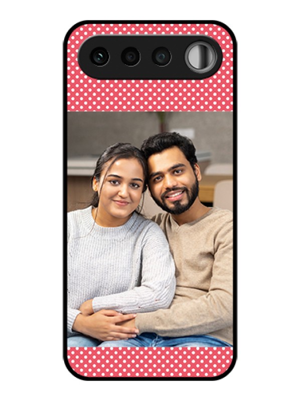 Custom Realme 16 5G Custom Glass Phone Case - White Dotted Design