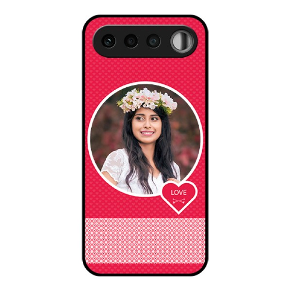 Realme 16 5G Custom Glass Phone Case - Pink Color Pattern Design