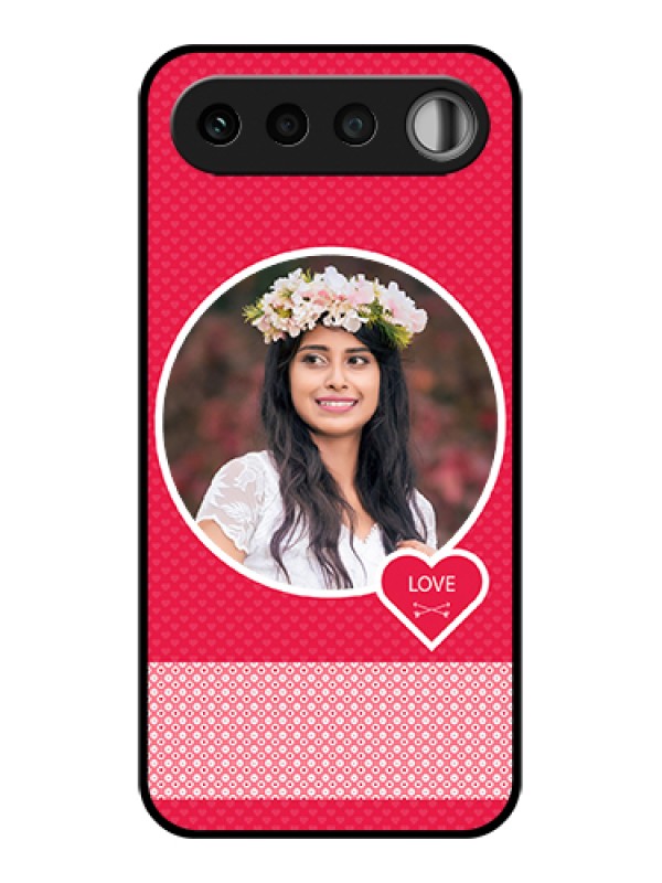 Custom Realme 16 5G Custom Glass Phone Case - Pink Color Pattern Design