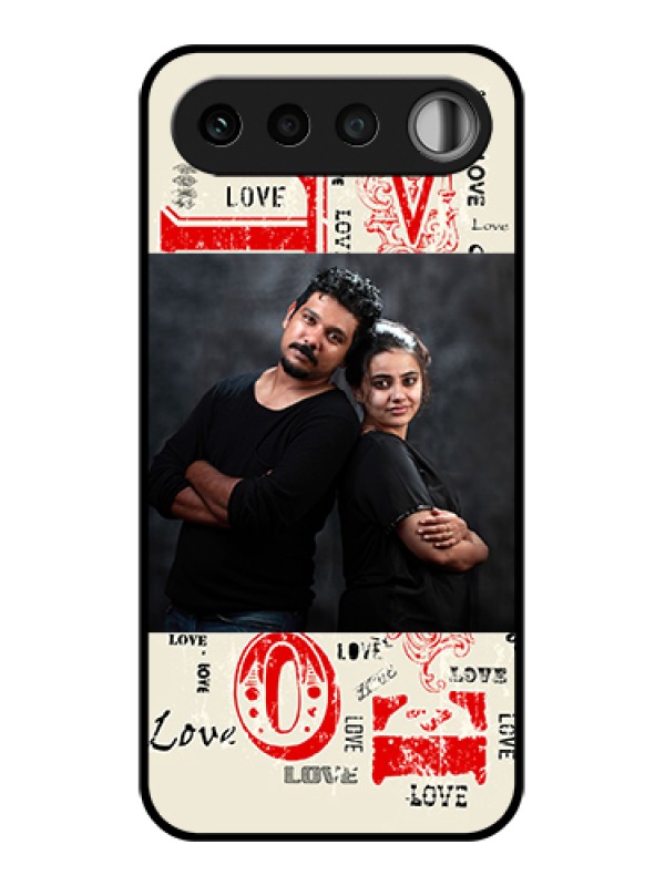 Custom Realme 16 5G Custom Glass Phone Case - Trendy Love Design Case